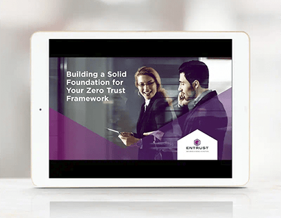 Miniatura del report sullo schema Zero Trust su un tablet